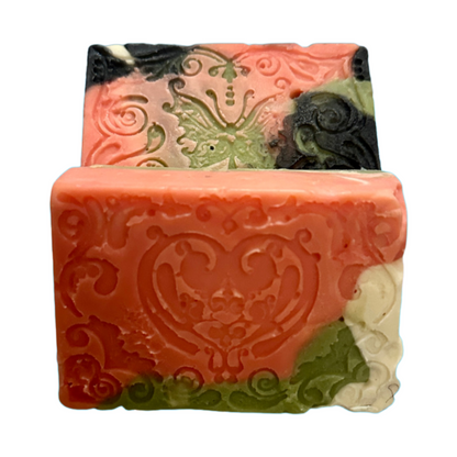 Watermelon Lemonade Handmade Natural Bar Soap Coconut Olive Oil Bar Soap