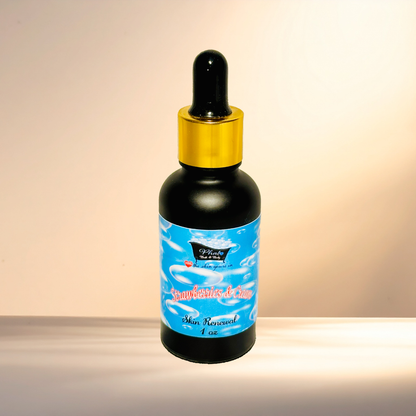 Strawberries & Cream Skin Renewal Serum Natural Anti Aging Skin Therapy | 1 oz