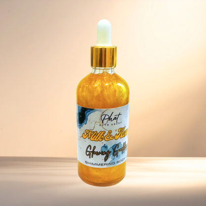 Milk & Honey Glowing Goddess Natural Shimmer Body Oil Golden Glow | 3.2 oz