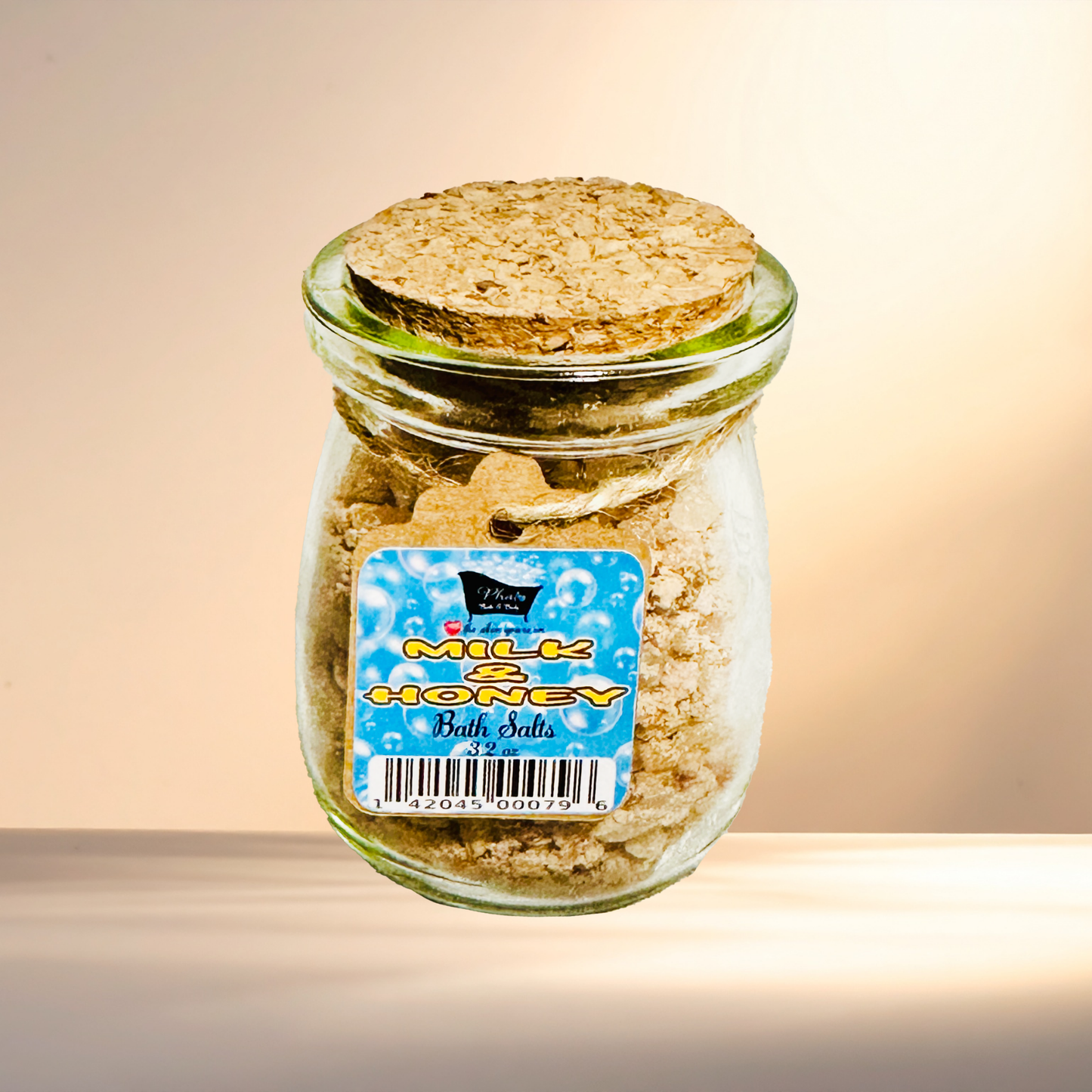 Milk & Honey Natural Bath Salts with Kaolin Avocado & Sea Salt Bath Soak | 3.5 oz