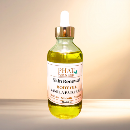 Vanilla Patchouli Skin Renewal Body Oil