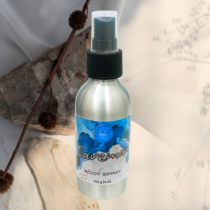 Caveman Fragrance Body Spray for Men Man Cave Type | 4 oz