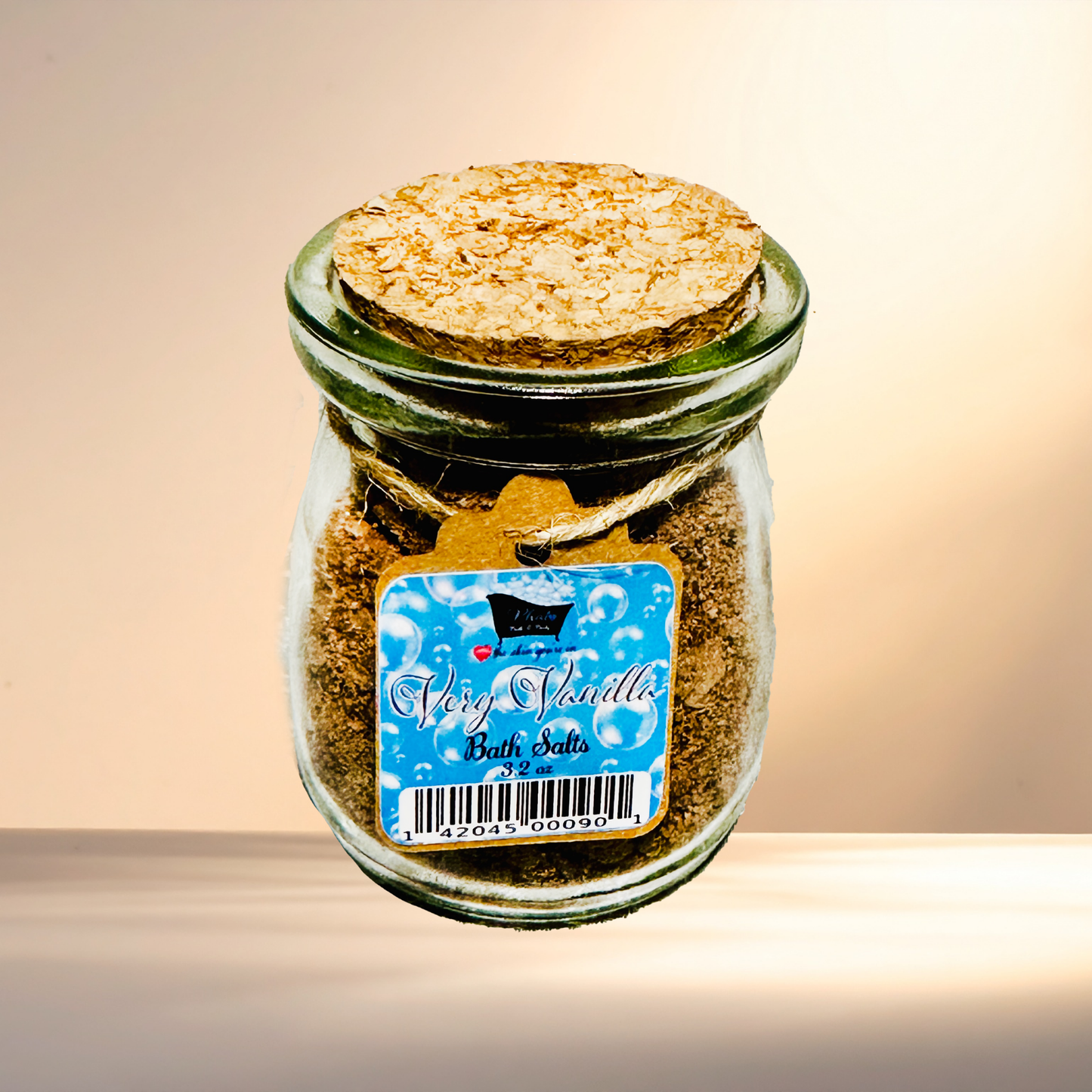 Very Vanilla Natural Bath Salts with Kaolin Avocado & Sea Salt Bath Soak | 3.5 oz