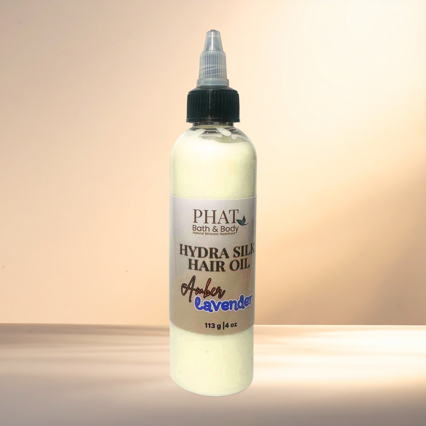 Amber & Lavender | Hydra Silk Hair Oil | Hydrate | Smooth | Restore | 4 oz