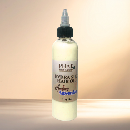 Amber & Lavender | Hydra Silk Hair Oil | Hydrate | Smooth | Restore | 4 oz