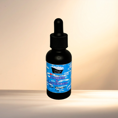Amber & Lavender Skin Renewal Serum Natural Retinol Anti Aging Black Amber & lavender Type | 1 oz