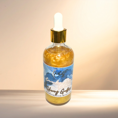 Cashmere Glow Glowing Goddess Natural Shimmer Body Oil Golden Glow | 3.2 oz