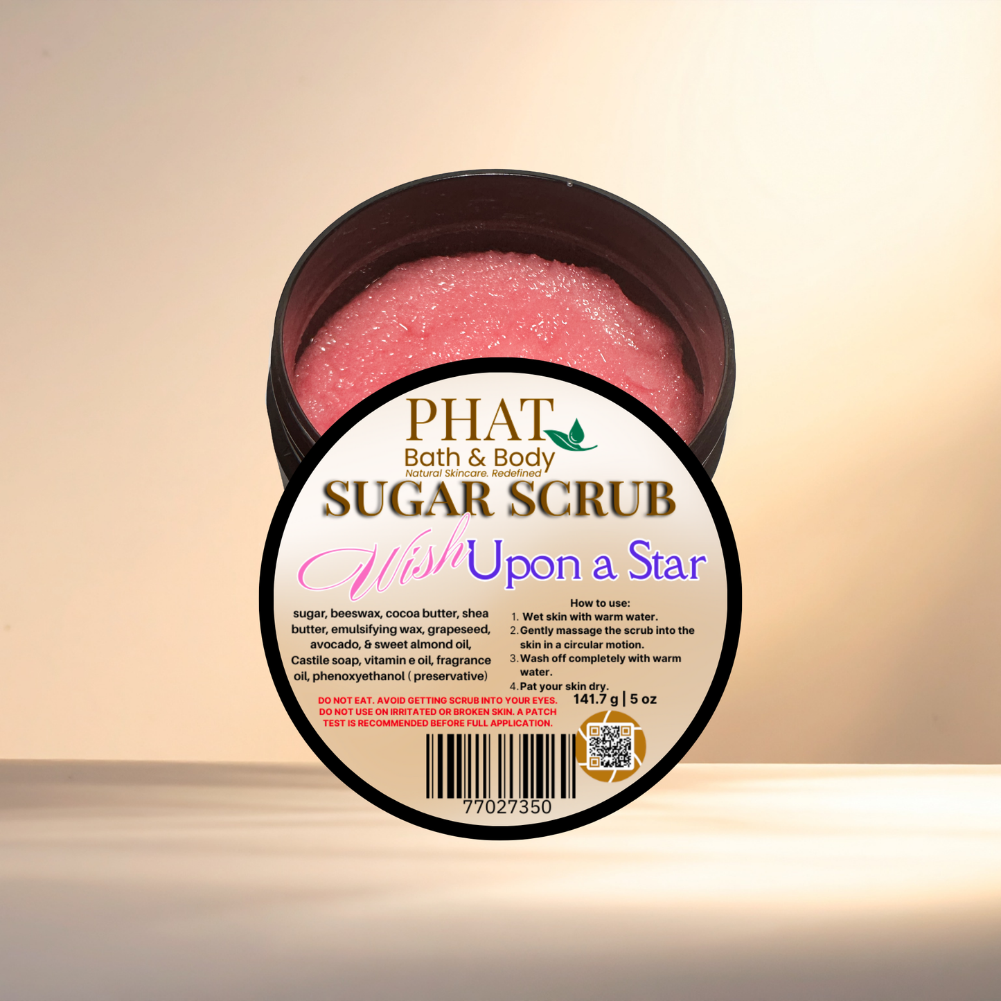Wish Upon a Star Whipped Sugar Scrub with Cocoa Butter Thousand Wishes Type | 5 oz