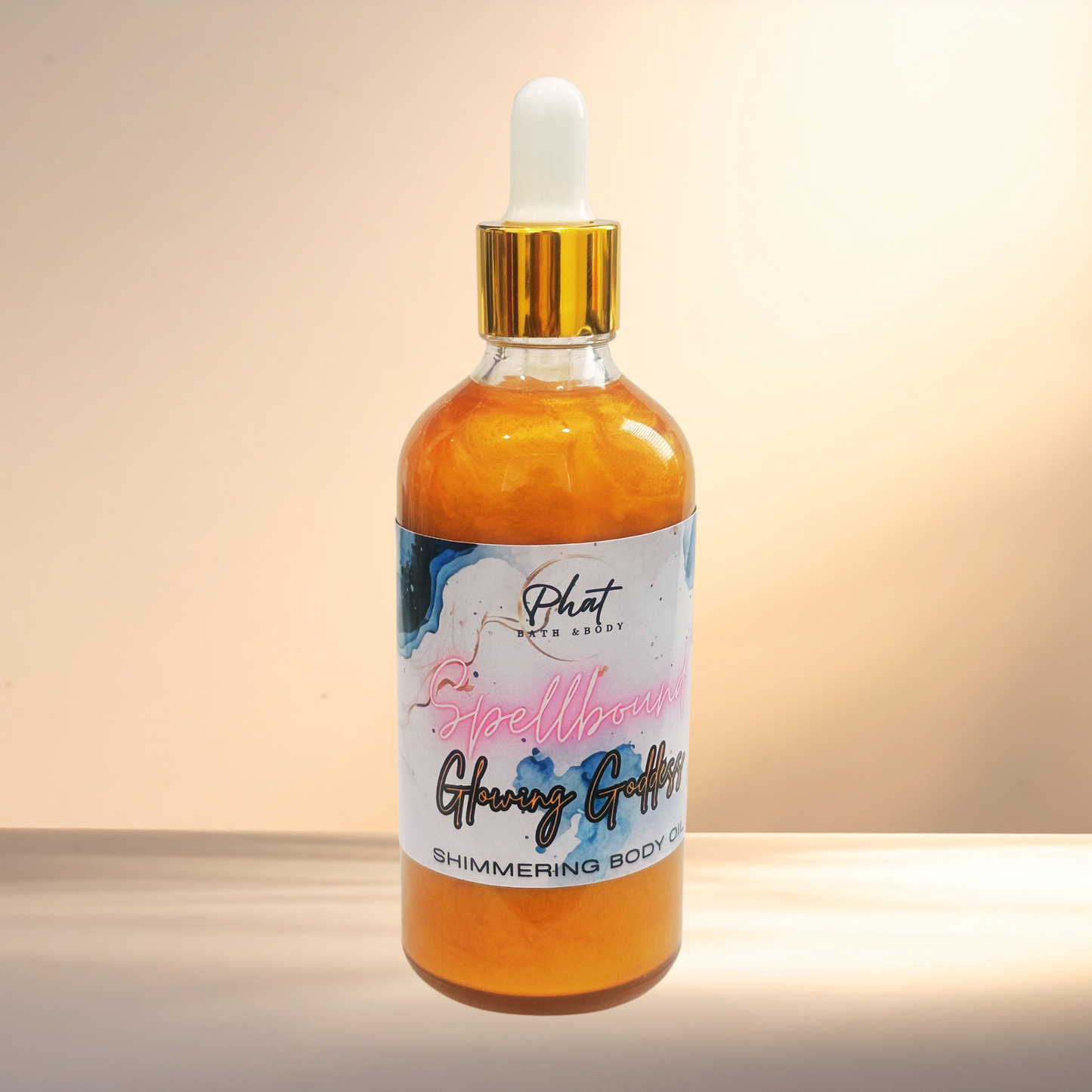 Spellbound Glowing Goddess Natural Shimmer Body Oil Golden Glow Love Spell Type | 3.2 oz
