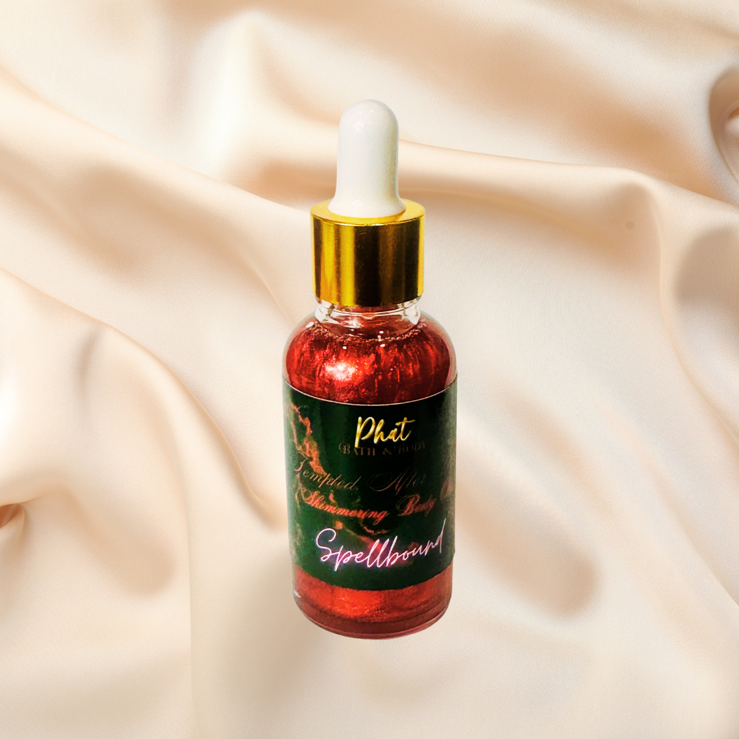 TEMPTED | After Dark Red Shimmer Body Oil | 1 oz