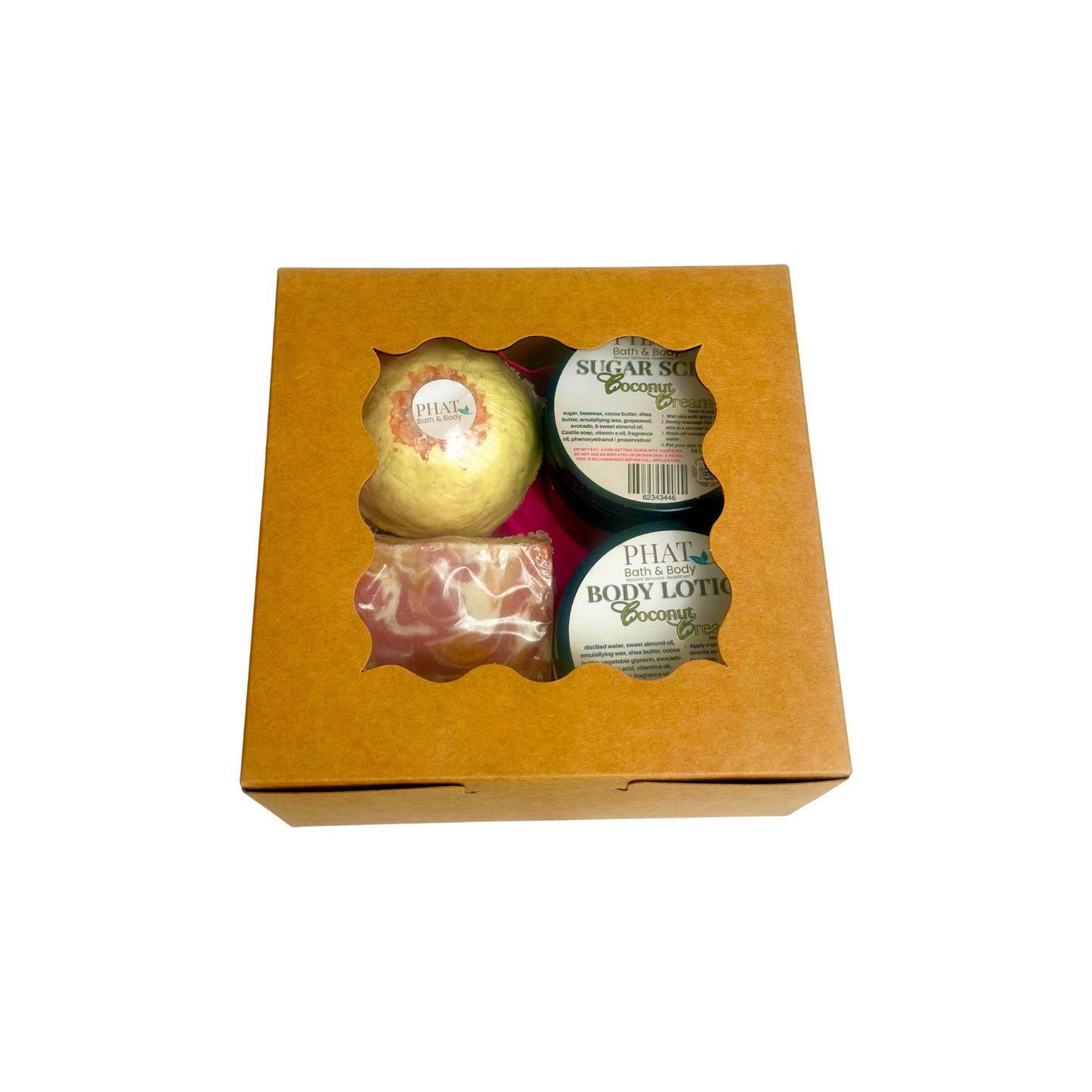 Coconut Cream Bath & Body Gift Box