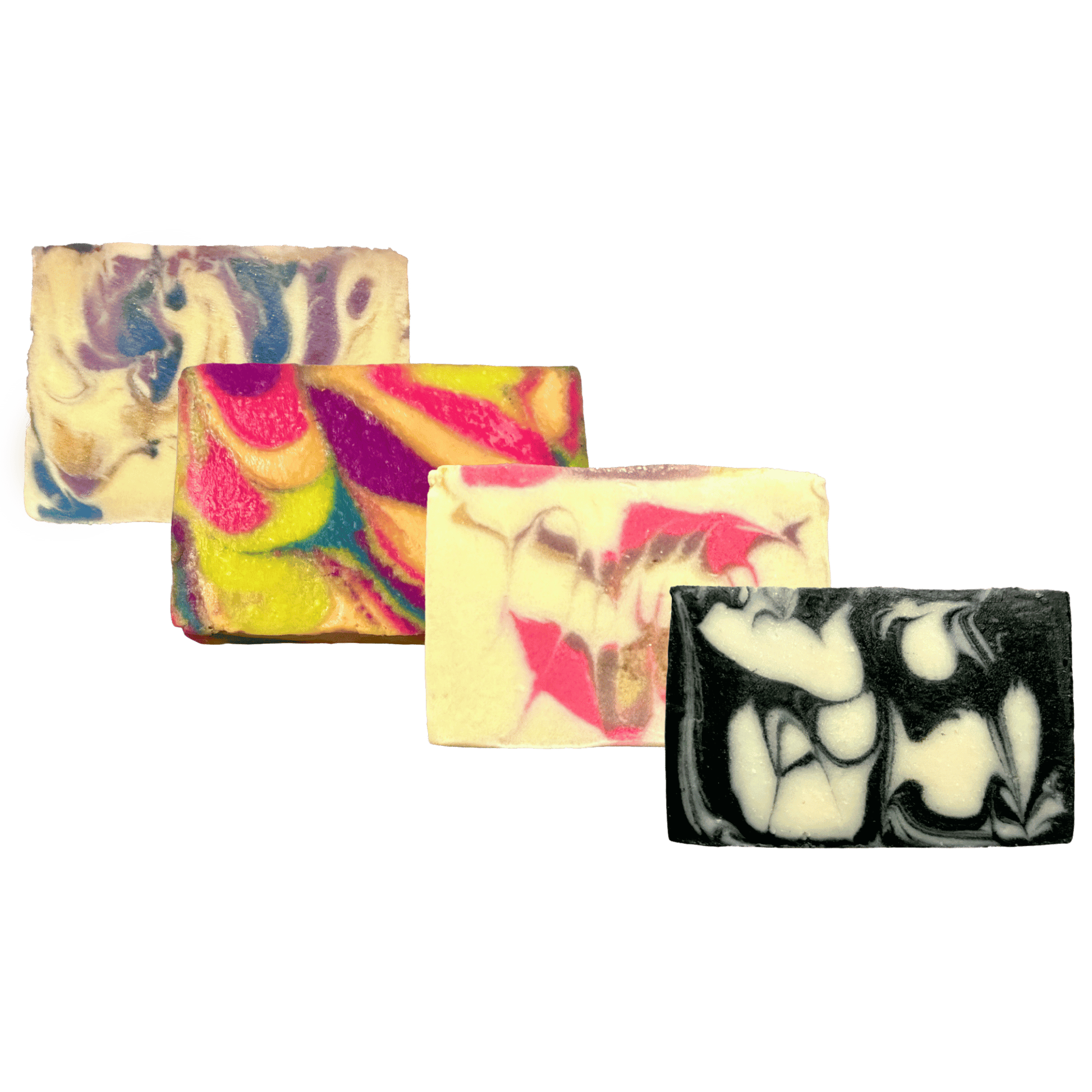 4 Handmade Natural Bar Soaps in Assorted Scents