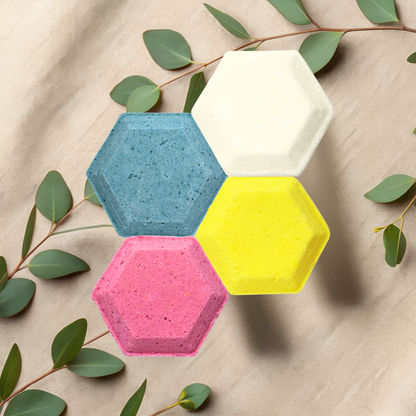 Assorted Natural Aromatherapy Relaxing Shower Steamers with Menthol | Qty 4