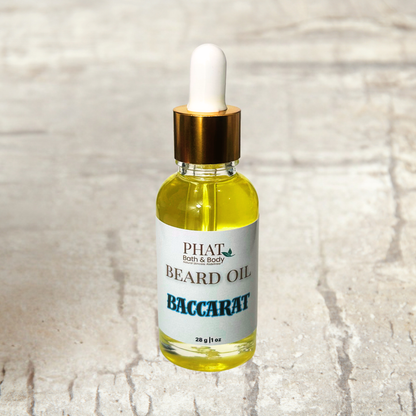 Baccarat Natural Beard Oil with Rosehip & Carrot Seed Oil Baccarat Rouge 540 Type | 1 oz