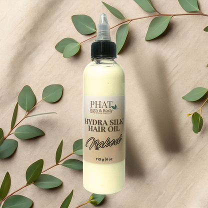 Naked | Hydra Silk Hair Oil | Hydrate | Smooth | Restore | 4 oz