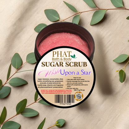 Wish Upon a Star Whipped Sugar Scrub with Cocoa Butter Thousand Wishes Type | 5 oz