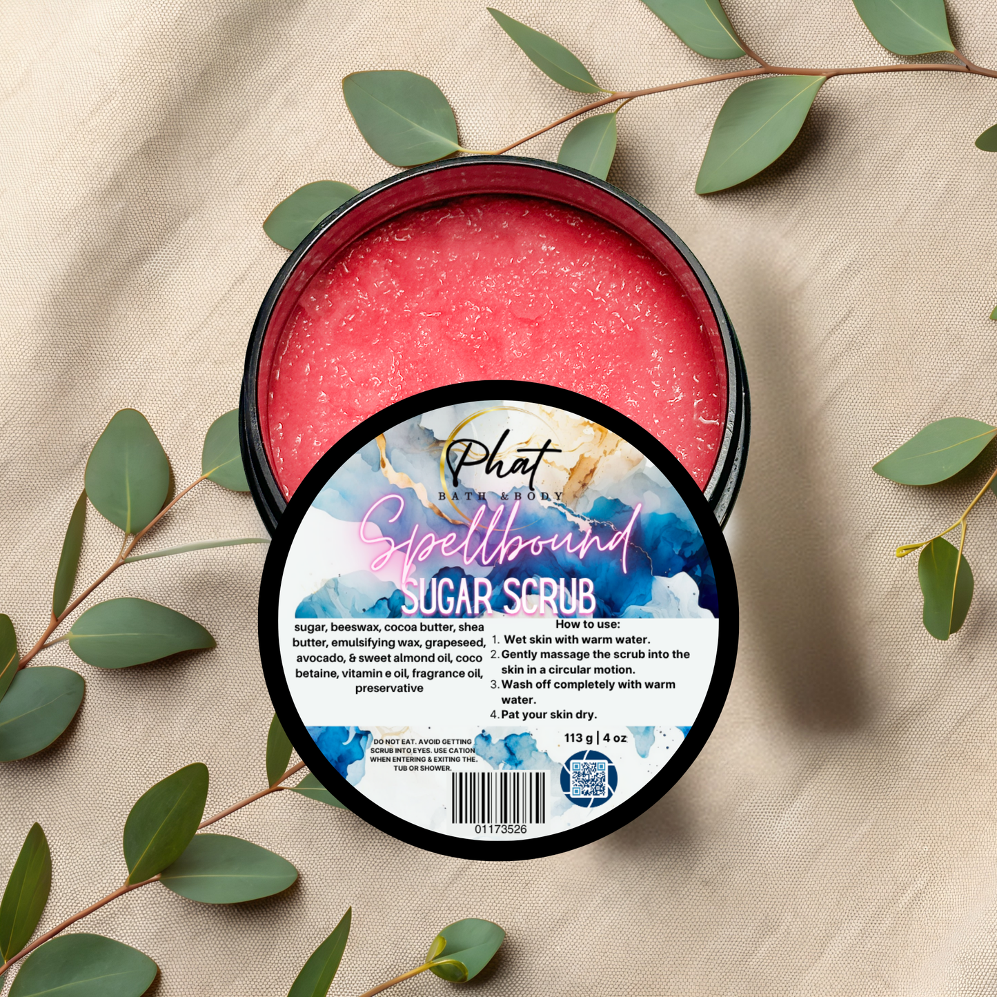 Spellbound Whipped Sugar Scrub with Cocoa Butter Love Spell Type | 5 oz