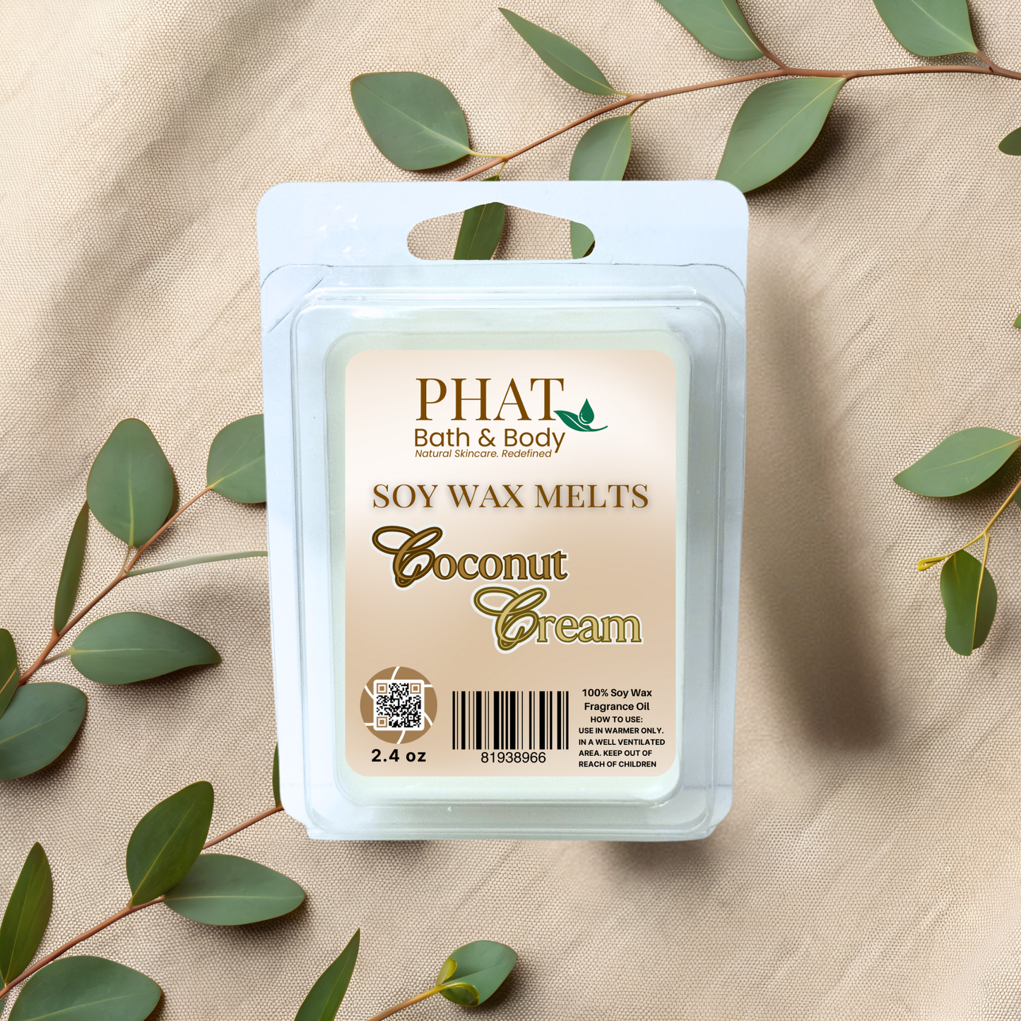 Coconut Cream Soy Wax Melts | 2.4 oz