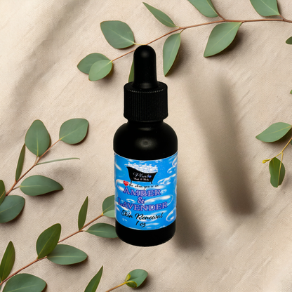 Amber & Lavender Skin Renewal Serum Natural Retinol Anti Aging Black Amber & lavender Type | 1 oz