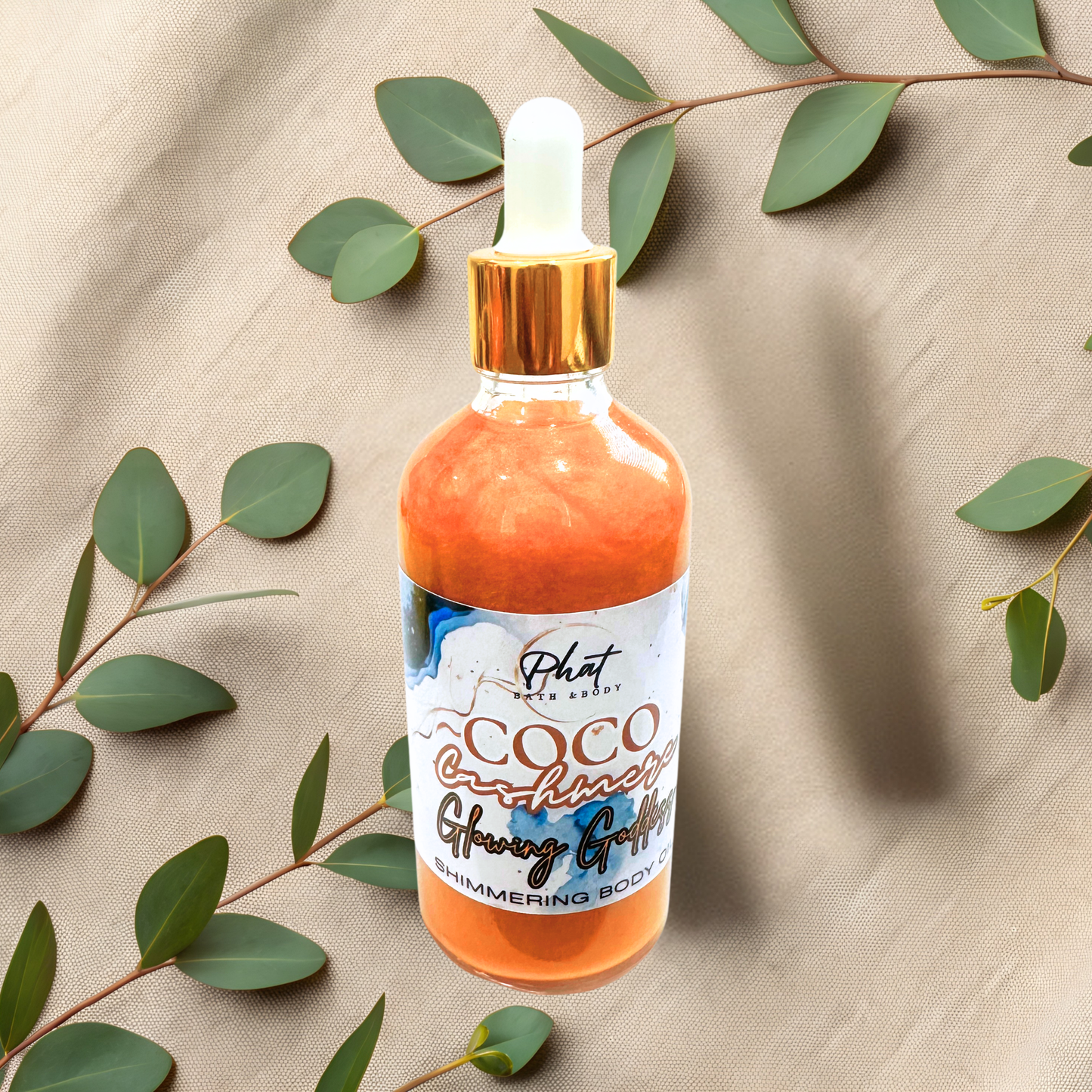 Coco Cashmere Glowing Goddess Natural Shimmer Body Oil Cocoa Butter Cashmere Type | 3.2 oz