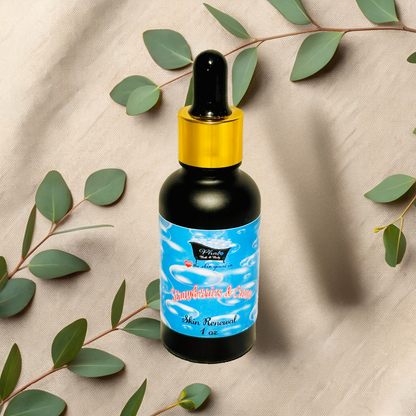 Strawberries & Cream Skin Renewal Serum Natural Anti Aging Skin Therapy | 1 oz