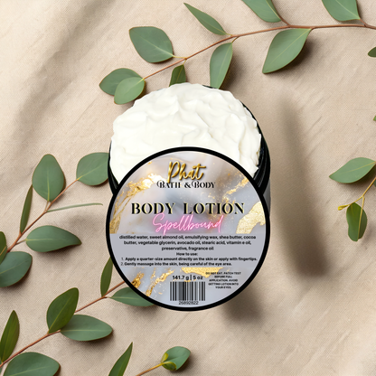 Spellbound Organic Moisturizing Body Lotion with Shea & Cocoa Butter Love Spell Type | 5 oz