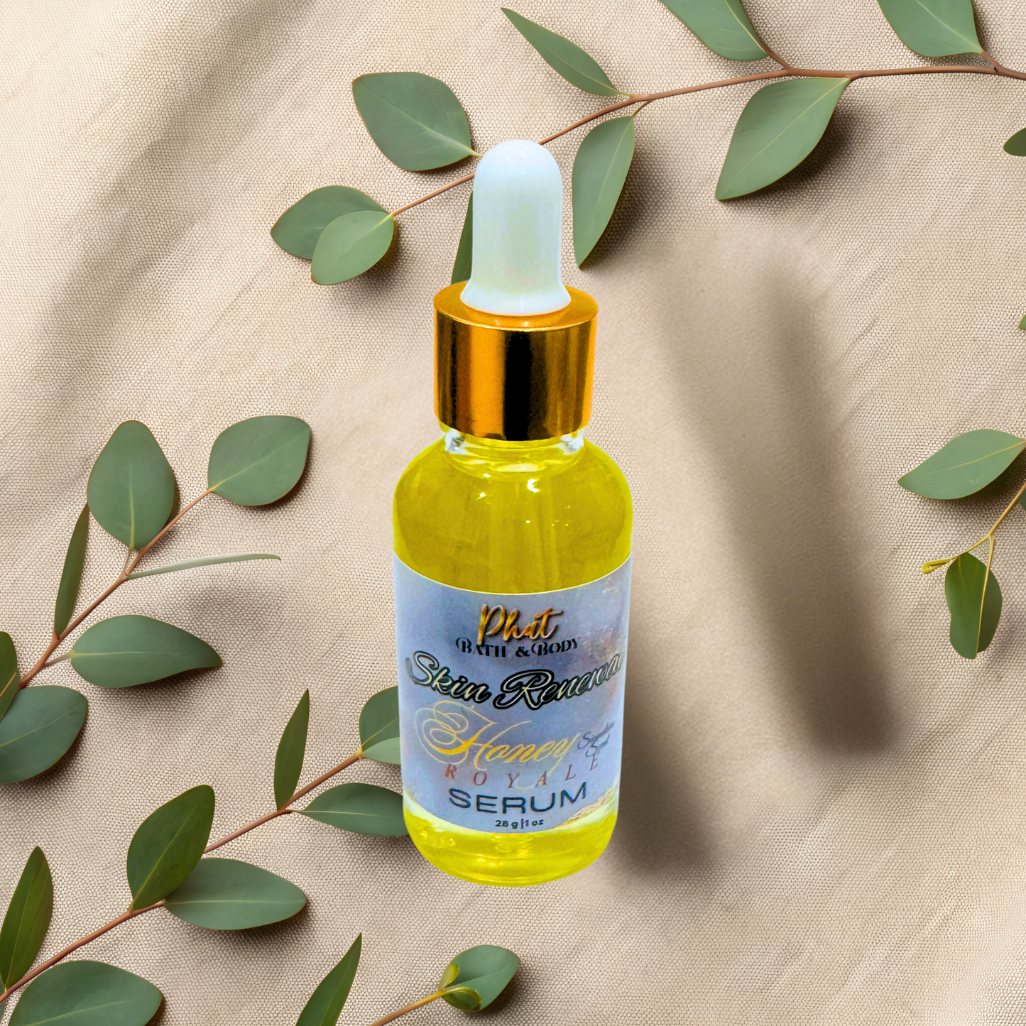 Honey Royale Signature Scent Skin Renewal Serum Natural Retinol Anti Aging Skin Therapy | 1 oz