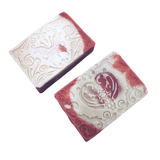 Cherry Vanilla Handmade Natural Bar Soap Hydrating Coconut Olive Oil Bar Soap