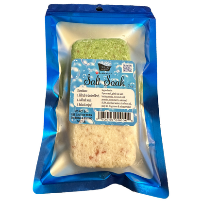 Coconut Milk Bath Salt Soak Himalayan Sea Salt Bath Soak Epsom Salt Soak