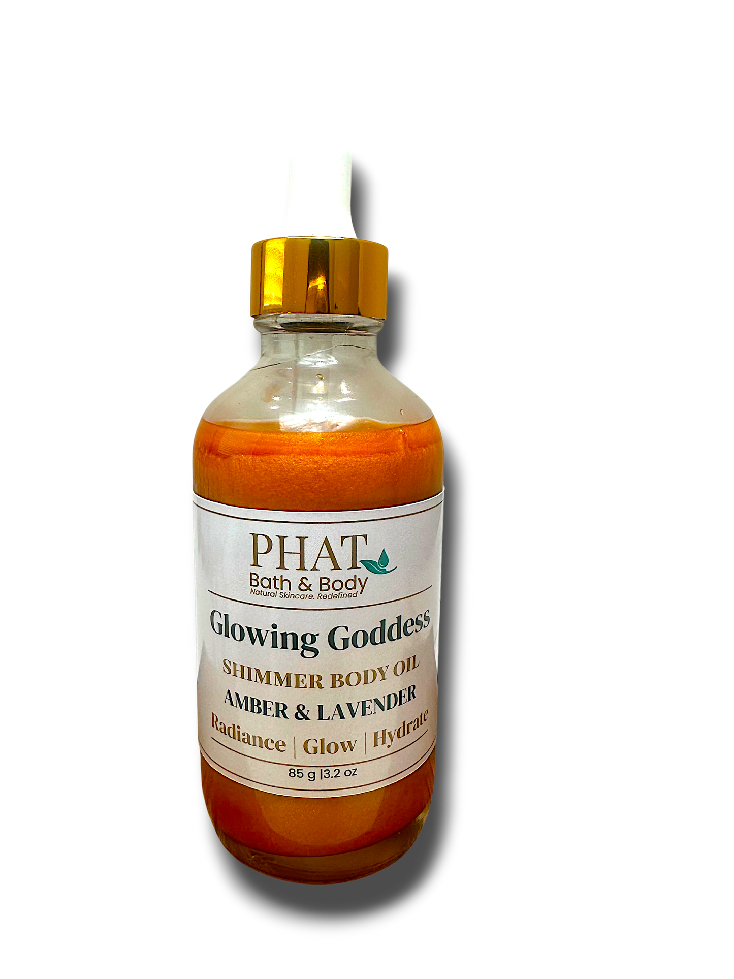 Amber & Lavender Glowing Goddess Shimmer Body Oil