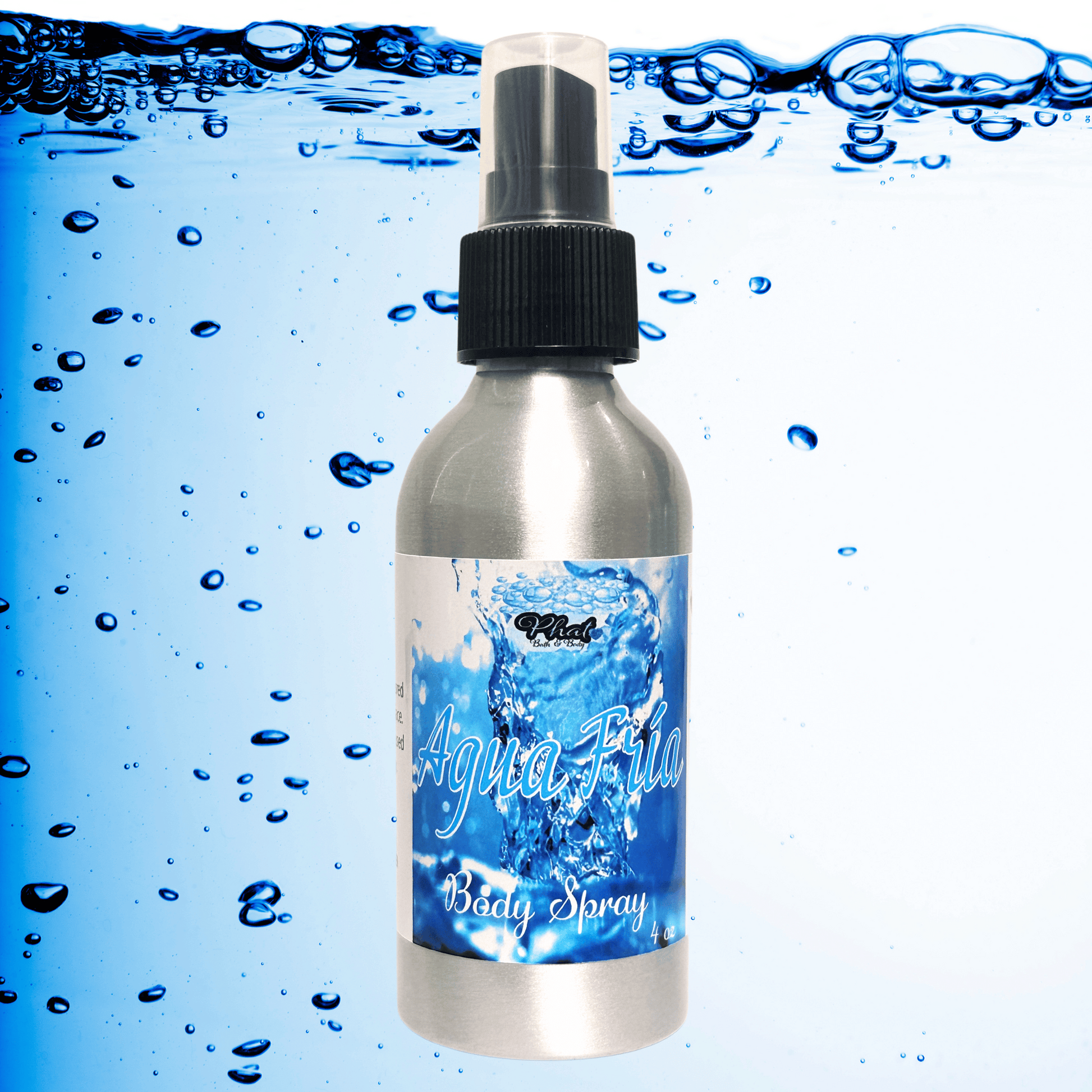 Agua Fria Fine Fragrance Mist Body Splash Spray for Men Cool Water Type