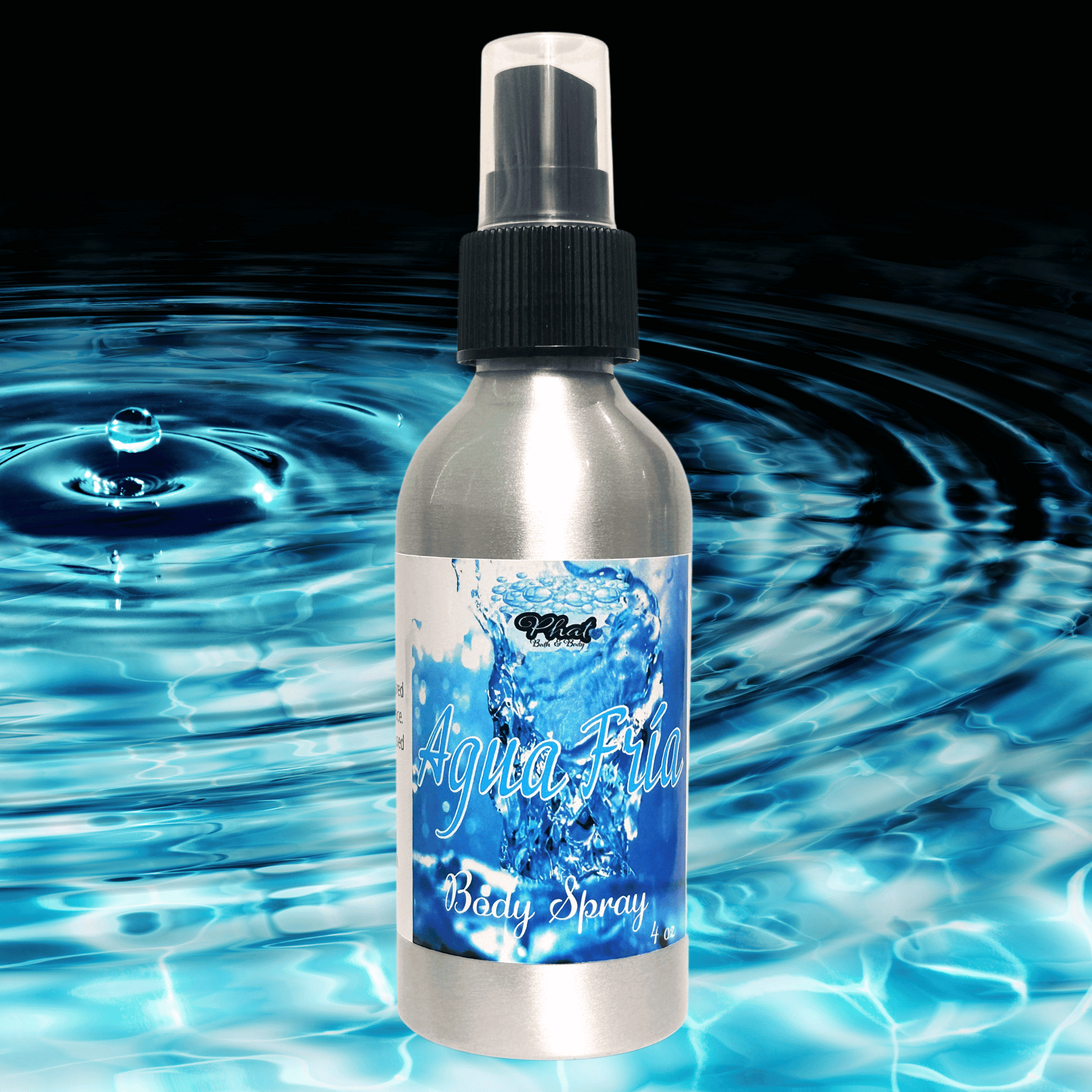 Agua Fria Fine Fragrance Mist Body Splash Spray for Men Cool Water Type