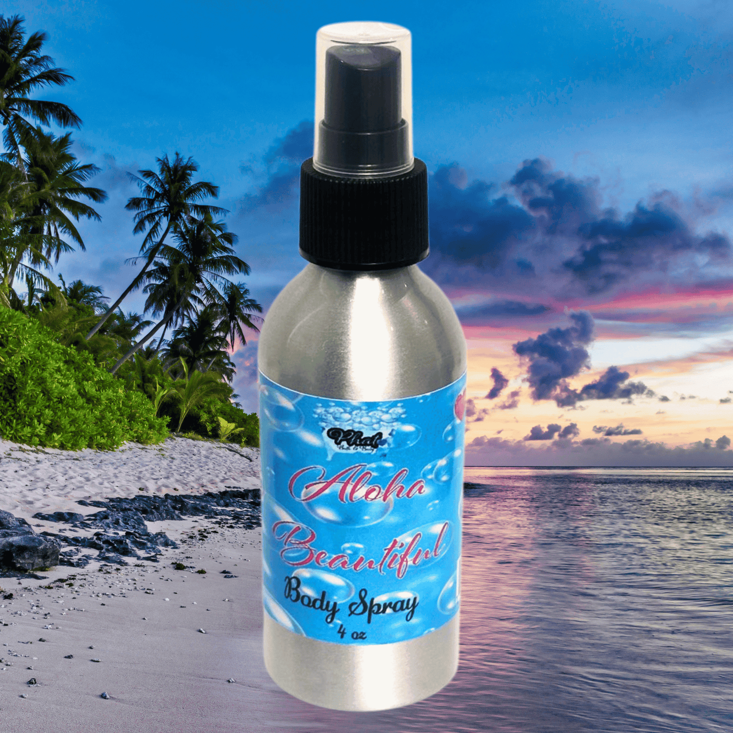 Aloha Beautiful Fine Fragrance Mist Body Splash Spray