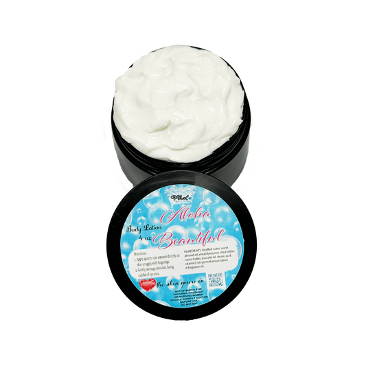 Aloha Beautiful Organic Moisturizing Body Lotion Shea Cocoa Butter Maui Mist
