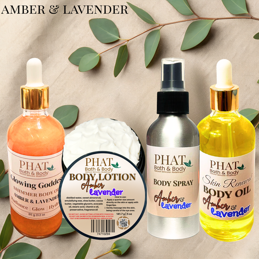 Amber & Lavender 3-Piece Scent Set