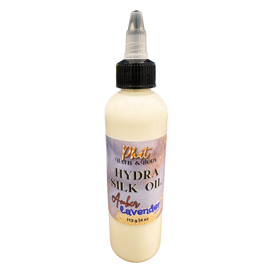 Amber & Lavender | Hydra Silk Oil | Hydrate | Smooth | Restore | 4 oz