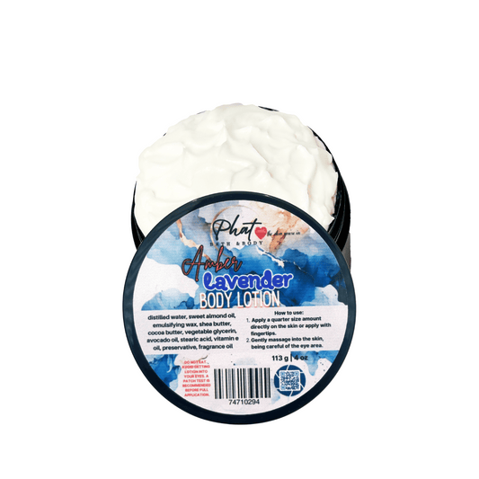 Amber and Lavender Organic Moisturizing Body Lotion