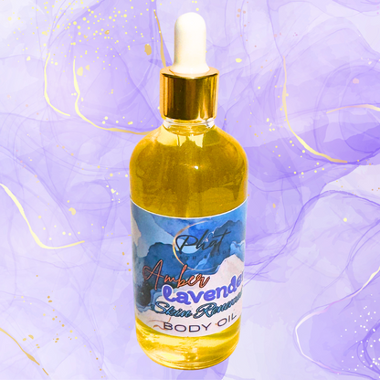 Amber and Lavender Skin Renewal Natural Body Oil
