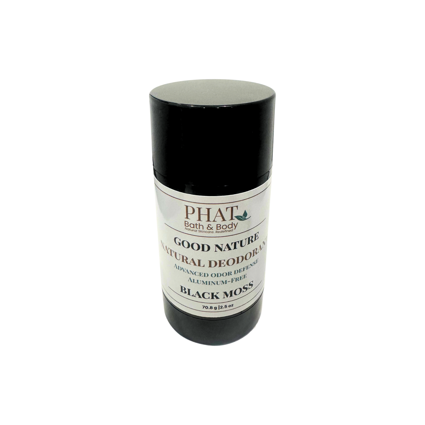 Black Moss | Good Nature | Men's Natural Deodorant | 2.5 oz