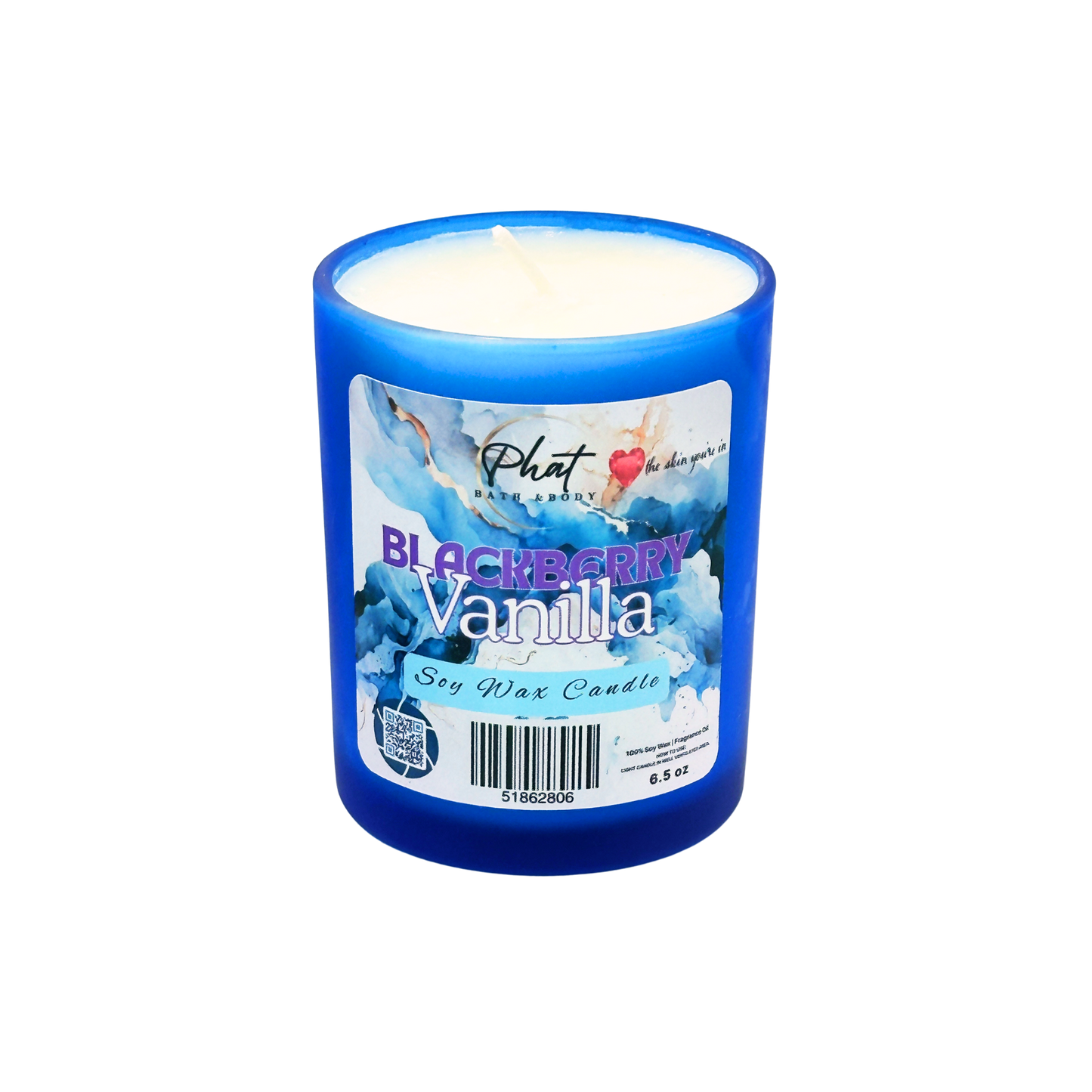 Blackberry Vanilla Soy Wax Candle - 6.5 oz
