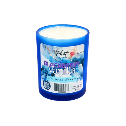 Blackberry Vanilla Soy Wax Candle - 6.5 oz
