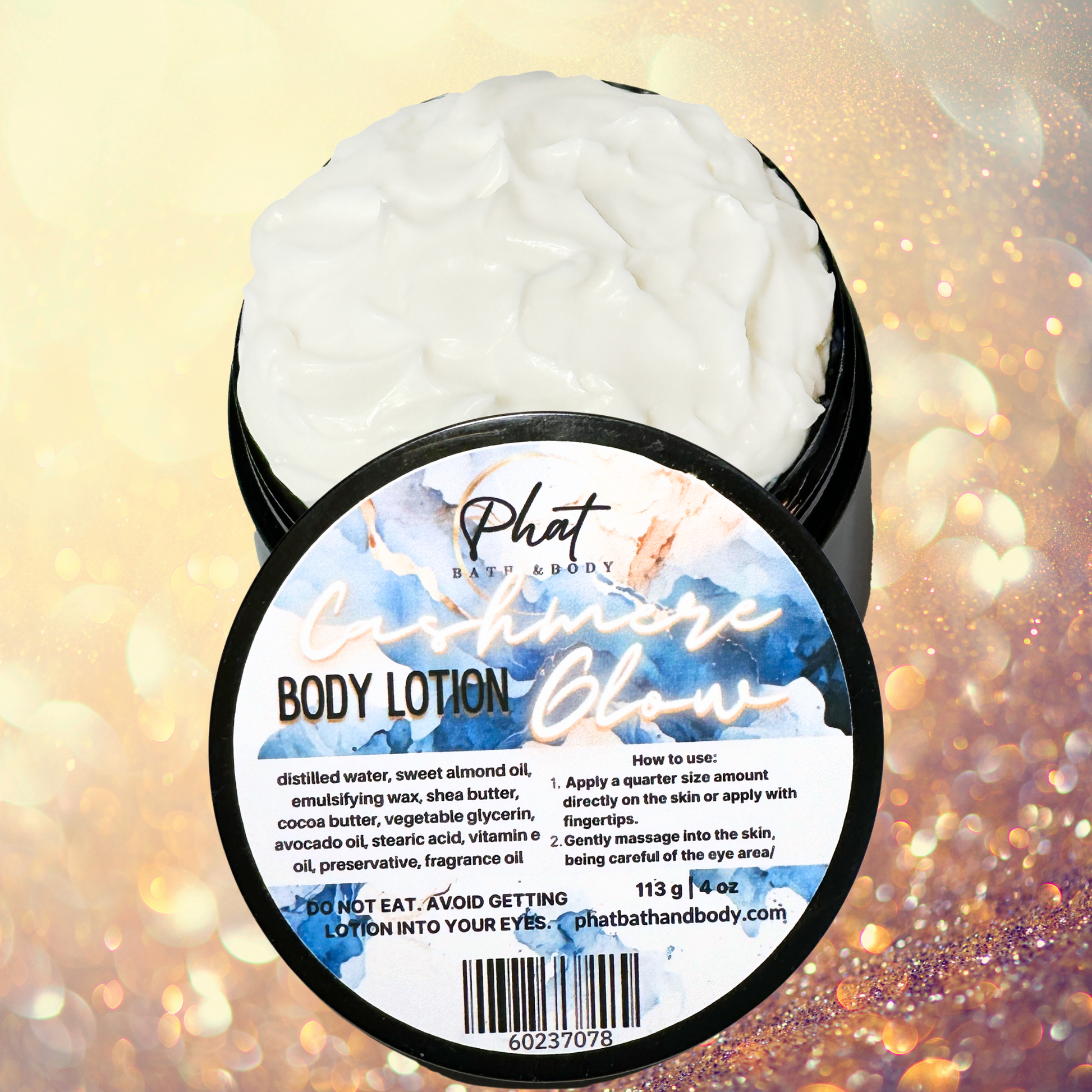 Cashmere Glow Organic Moisturizing Body Lotion