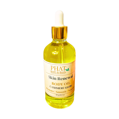 Cashmere Glow Skin Renewal Body Oil with Rosehip & Carrot Seed Oil | 3.2 oz