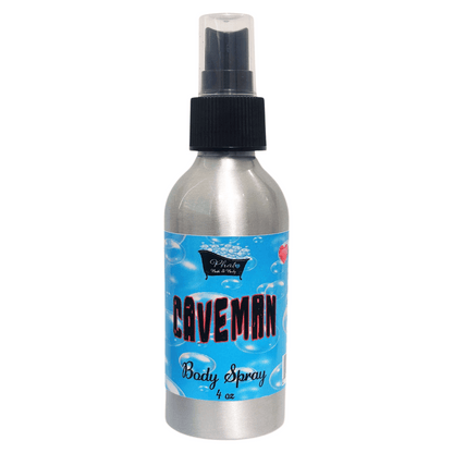 Caveman Fine Fragrance Mist Body Splash Spray for Men Man Cave Type