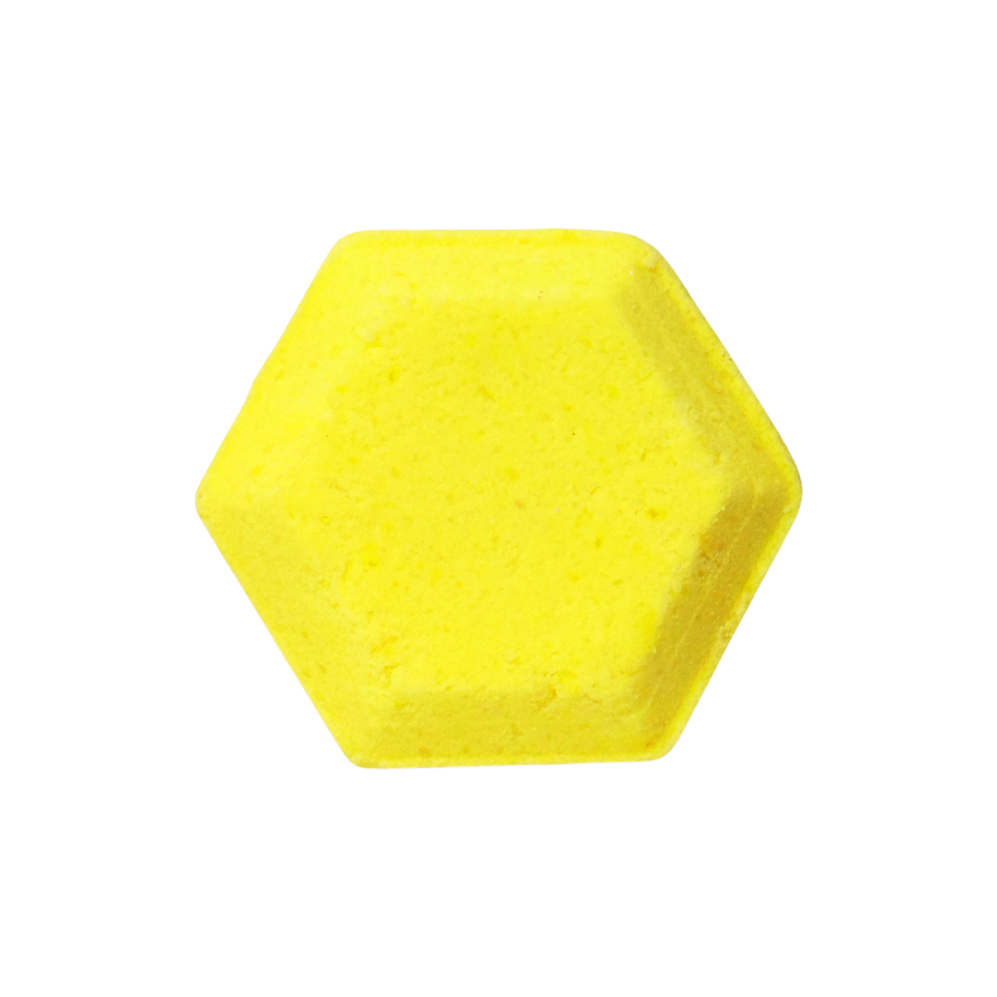 Hexagonal yellow steamer on a white background