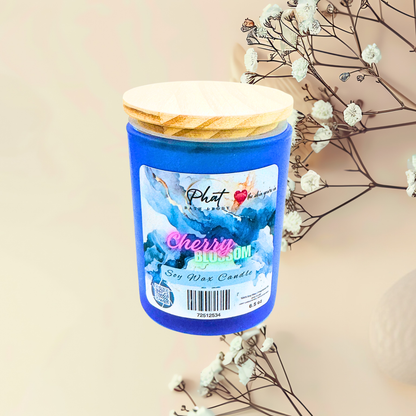 Cherry Blossom Soy Wax Candle - 6.5 oz