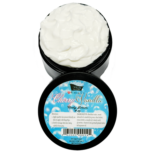 Cherry Vanilla Moisturizing Organic Body Lotion