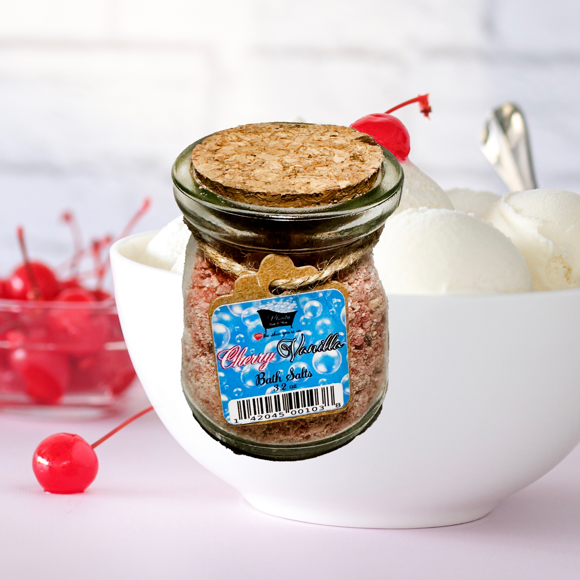 Cherry Vanilla Natural Bath Salts