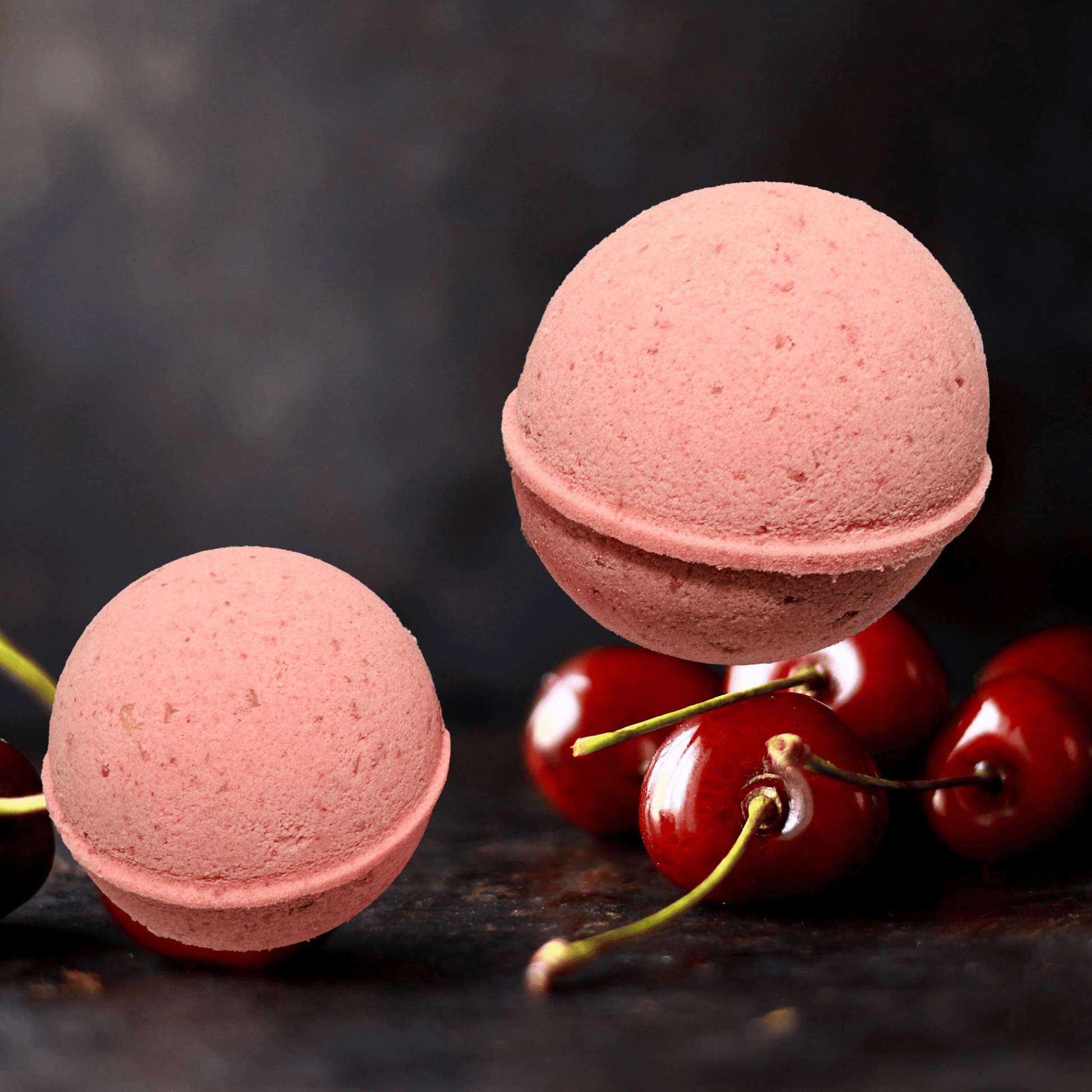 Cherry Vanilla Oatmeal Skin Nourishing Bath Bombs