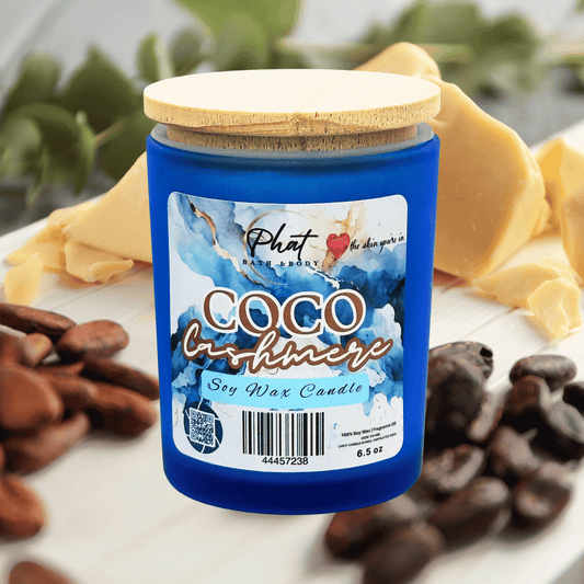 Coco Cashmere Natural Soy Wax Candle Cocoa Butter Cashmere Type